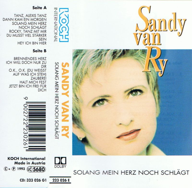 Sandy van Ry Solang mein Herz noch schlägt hitparade.ch
