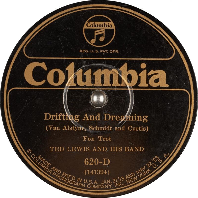 TED LEWIS AND HIS BAND COLUMBIA The Money Doodle-Doo/ Drifting and Dreaming