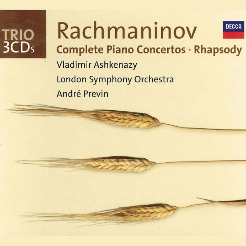 Vladimir Ashkenazy - Complete Piano Concertos / Rhapsody - Rachmaninov ...