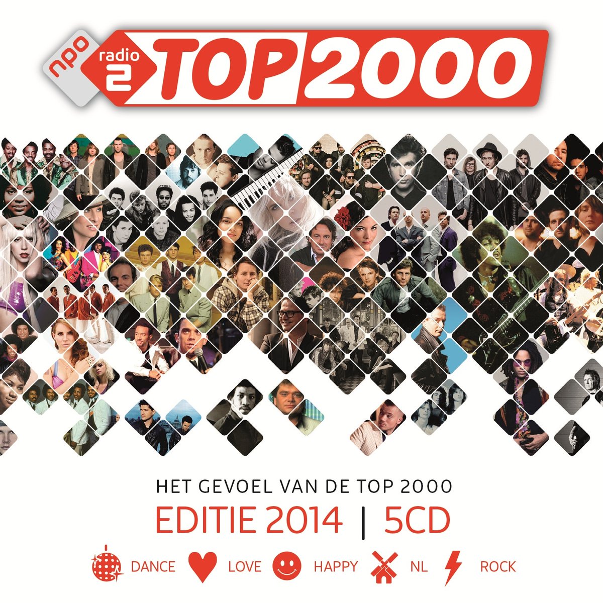 Meestal Discriminatie op grond van geslacht goedkeuren Het gevoel van de Top 2000 - Editie 2014 - dutchcharts.nl