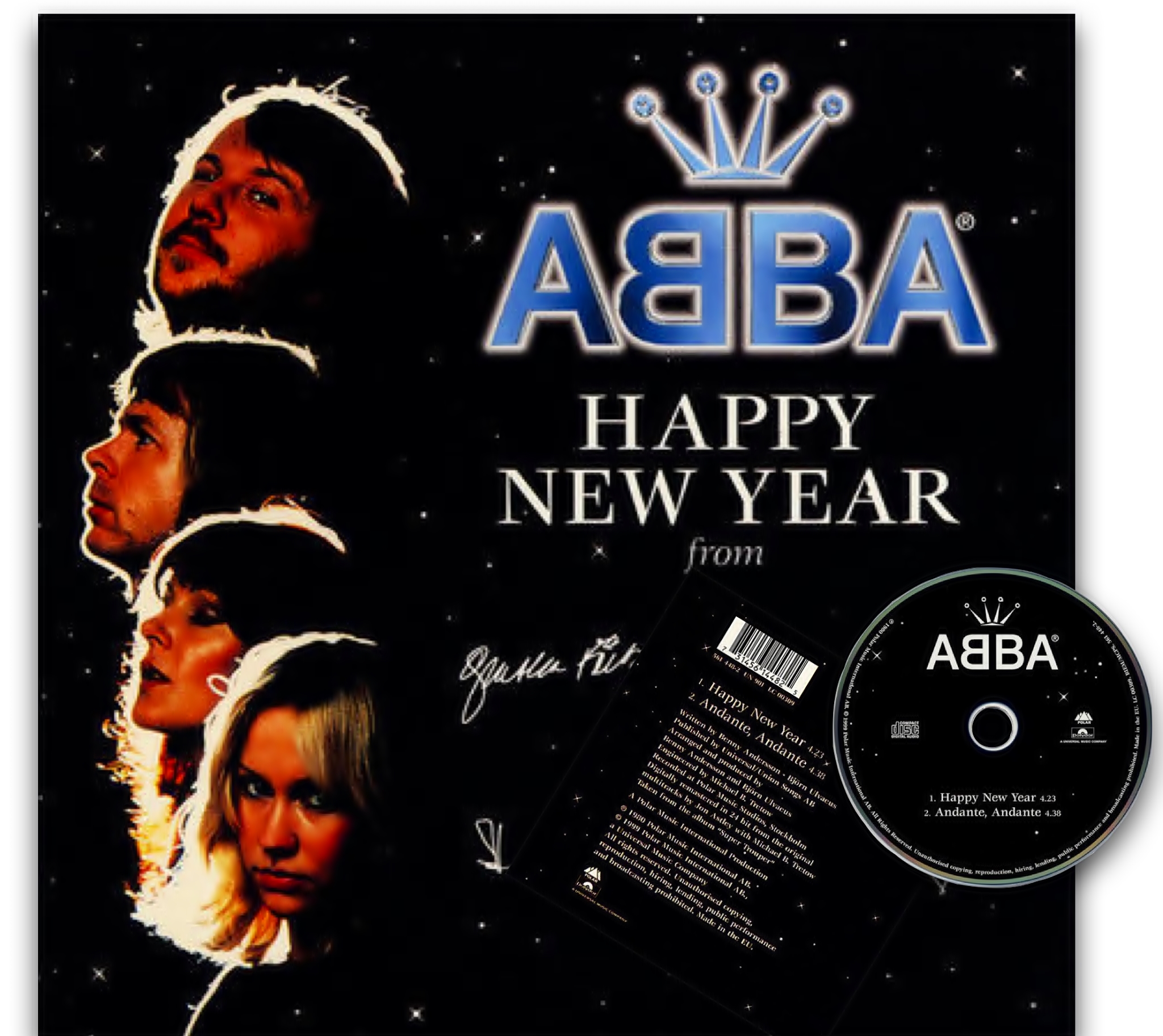 New year's song. ABBA Happy New year обложка. ABBA новый год. Happy New year ABBA текст. ABBA Постер.