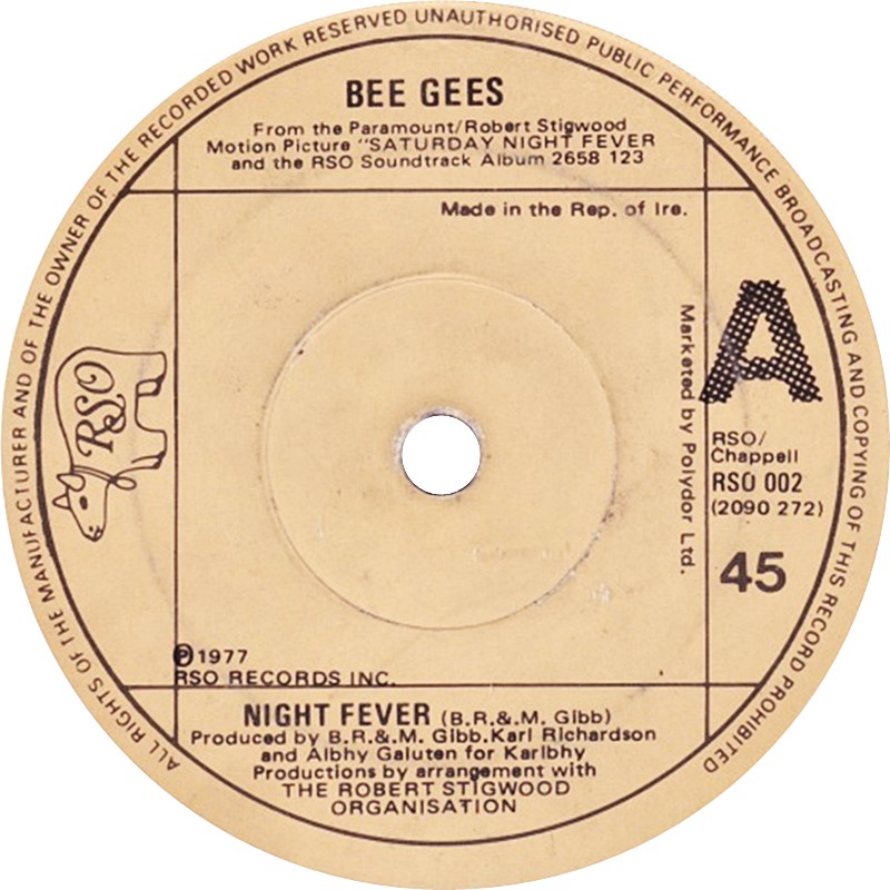 what is the value bee gees saturday night fever album