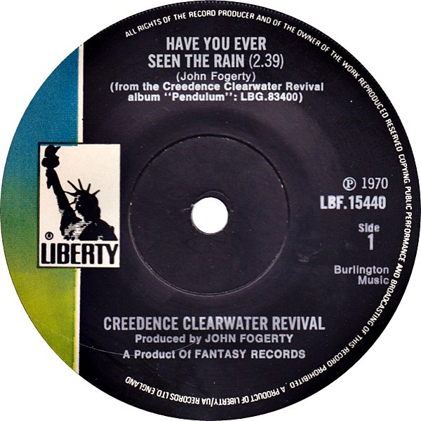 Creedence Clearwater Revival Have You Ever Seen The Rain Hitparade Ch Hot rod heart (with brad paisley). have you ever seen the rain