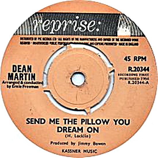 Dean Martin Send Me The Pillow Hitparade Ch