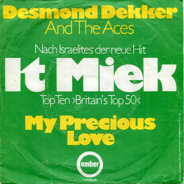 英7” Desmond Dekker &amp;amp; The Aces It Miek  PYR6068 Pyramid /00080 Desmond Dekker And The Aces – It Miek – Vinyl (4 Prong