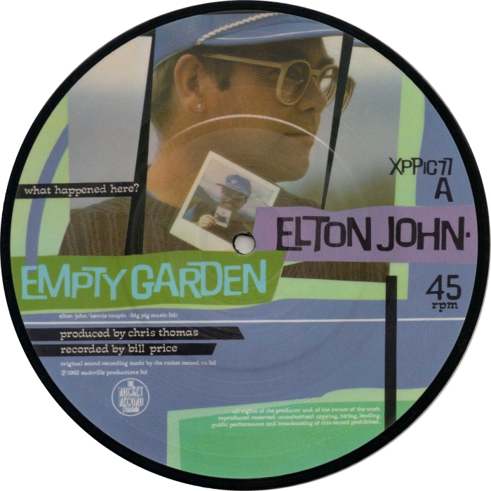 Elton John Empty Garden Hitparade Ch