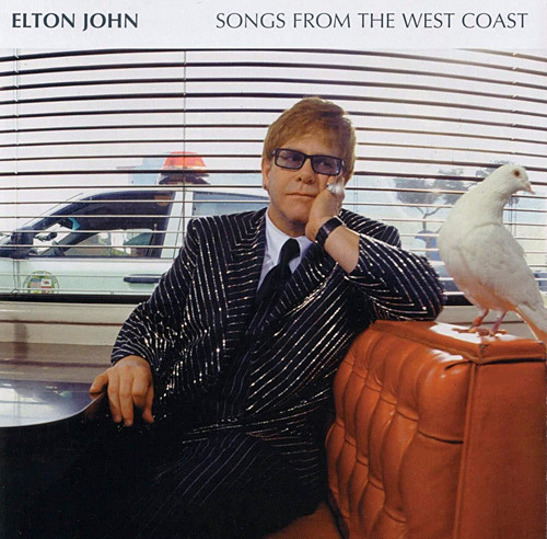 rare CD sleeve ELTON JOHN ONE NIGHT blue eyes NIKITA sacrifice BELIEVE sad  songs