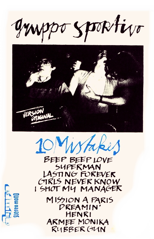 洋楽 Gruppo Sportivo 10 Mistakes Buddy Odor Gruppo Sportivo – 10 Mistakes – Vinyl (LP, Album), 1977