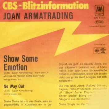Joan Armatrading Show Some Emotion Hitparade Ch joan armatrading show some emotion