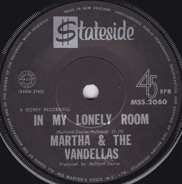 Martha The Vandellas In My Lonely Room Hitparade Ch