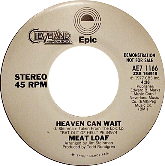 Meat Loaf Heaven Can Wait Hitparade Ch