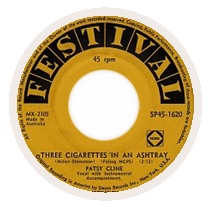 Patsy Cline Three Cigarettes In An Ashtray Hitparade Ch