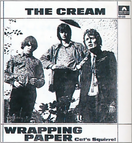 cream wrapping paper