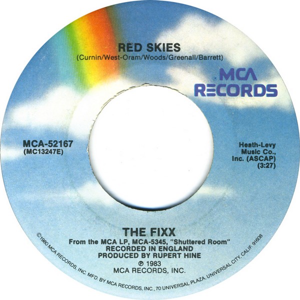 The Fixx Red Skies Hitparade Ch