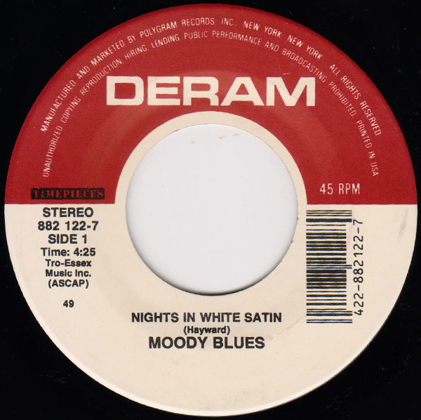 The Moody Blues Nights In White Satin Dutchcharts Nl