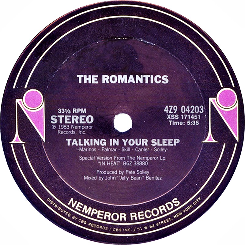 The Romantics - Talking In Your Sleep - dutchcharts.nl